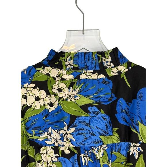 NWT Elizabeth James The Label Floral Pearl Buttons Bonnie Dress XL MSRP $350 - Picture 7 of 16